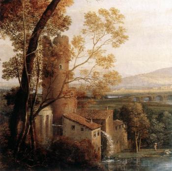 尅勞德 洛朗 Landscape with Dancing Figures, detail 尅勞德 洛朗 Landscape with Dancing Figures, detail